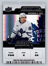 2022-23 Upper Deck Credentials Semyon Der-Arguchintsev #/999 #129