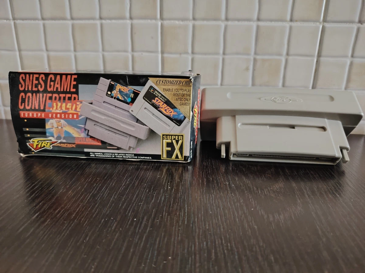 Fire SNES Game Converter Europe Version convertitore SNES MD-909 grigio