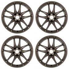 Work Emotion Cr Kiwami Wheels 18x8.5j38 5x114.3 Titaniumahg Set Of 4