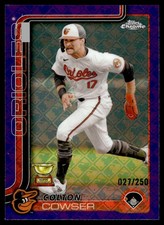 2025 Topps Chrome Logofractor Edition #44 Colton Cowser Purple Refractors #/250