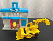 Paw Patrol Rubble's Post Office Rescue Structure Bulldozer/Excavator Veh w/Fig