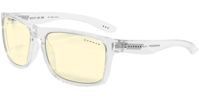 Gunnar Intercept Men's Crystal Square Gaming/Computer Glasses - INT 07609 58