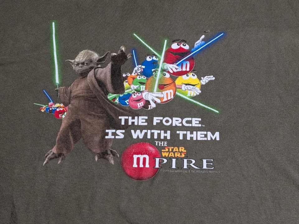 Camiseta vintage Star Wars M&M talla grande Foto 2 de 4