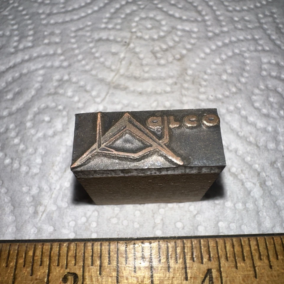 Печатный блок (Varco) латунь на свинце - Изображение 2 из 4