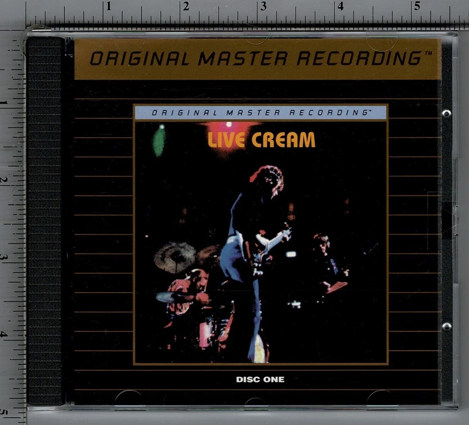 Live Cream & Live Cream Vol 2 by Cream, 24kt MFSL Ultradisc II, (2 CD) 1995 RM - Image 3 of 4