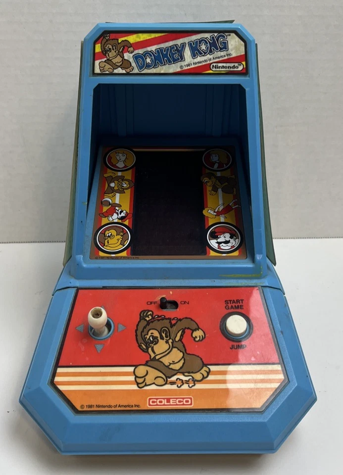 Vintage 1981 Coleco - Donkey Kong Mini Juego Arcade de Mesa - Probado Nintendo Foto 2 de 4