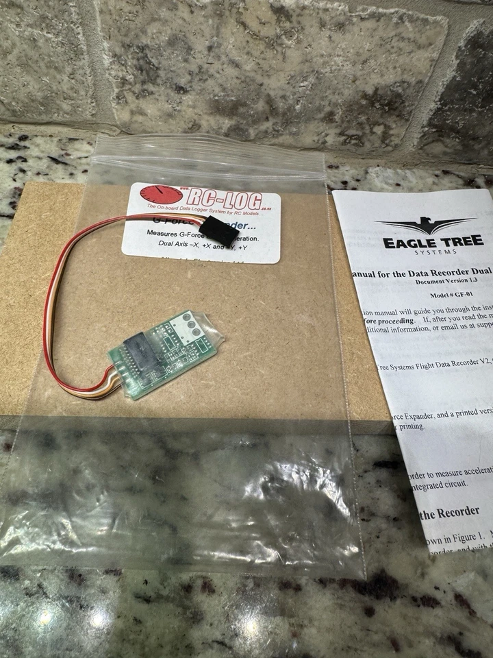 Eagle Tree RC Dual access G Force Expander Data Recorder Model GF-01 - Image 2 of 4