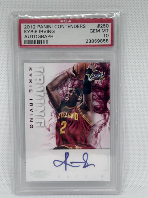 Kyrie Irving 2012 Panini Contenders Rookie Autographs