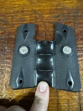 Rare Pachmayr Gripper Grip For Colt 1911 Government Model. Silver Medallions. 