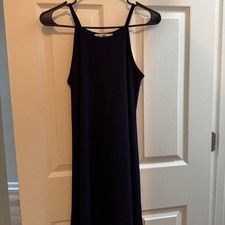 Navy High Neck Mini Dress Size Small