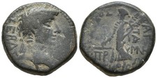 Roman Provincial Bronze Coin - Prymnessos Phrygia 27-37 AD Augustus or Tiberius