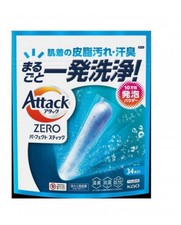 Attack ZERO Perfect Stick &mdash; Innovative Laundry Detergent (34 sticks)