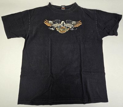 Vintage Harley Davidson Free Bird T Shirt Mens XL Mancuso Houston Texas
