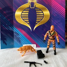 Black Major Custom Gi Joe Cobra Urban Firefly K9 Handler Alley Viper Commando
