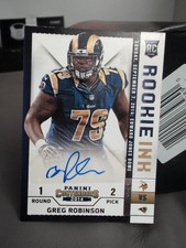 2014 Panini Contenders Rookie Ink Greg Robinson #6 (AU, RC)