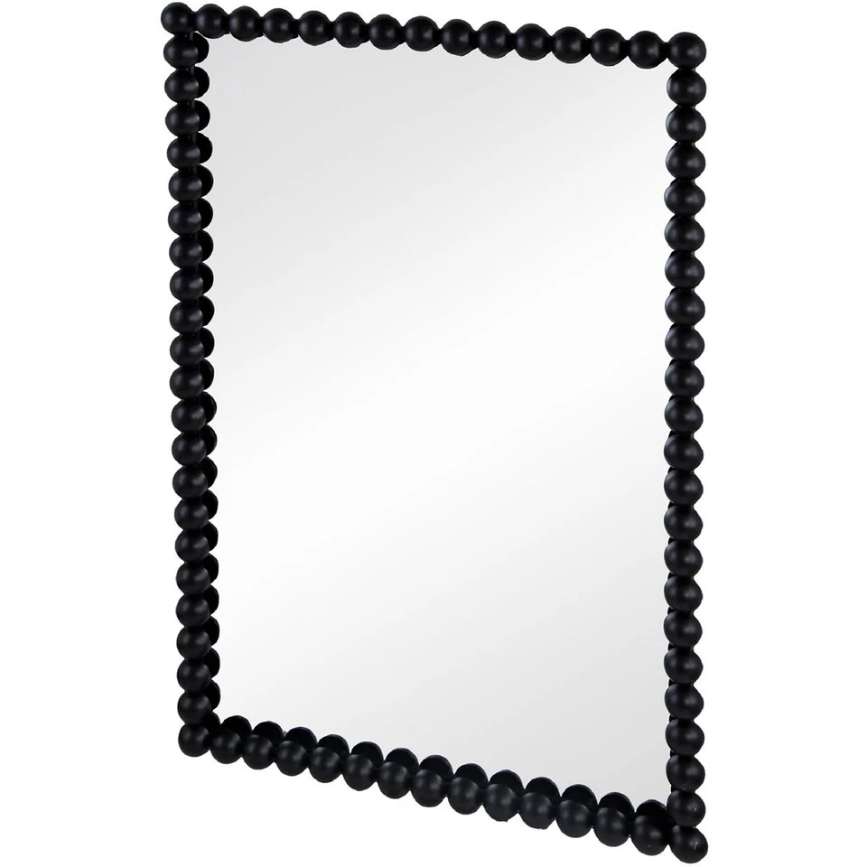 A&B Home 83731-DS Harley 36 X 24 inch Black Wall Mirror - Image 2 of 4