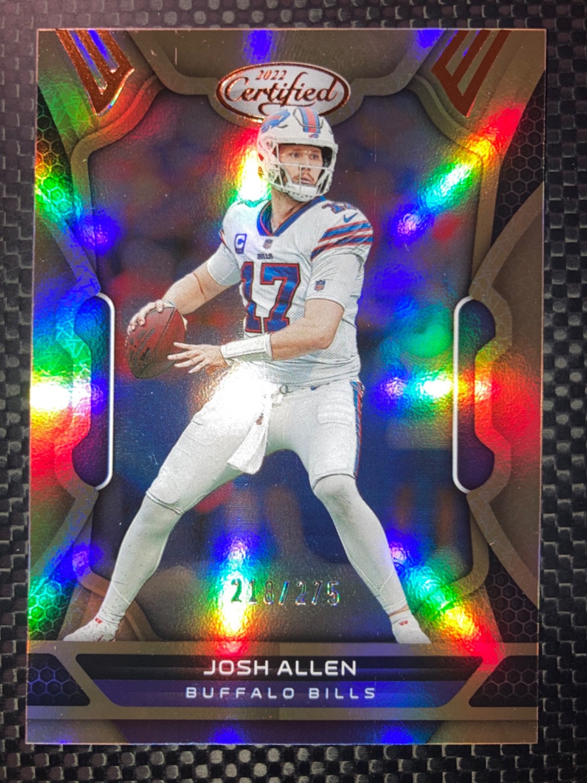 2022 Panini Certified - Josh Allen #9 Bronze Mirror /275 Buffalo Bills