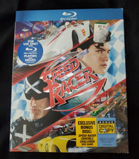 Speed Racer Blu-ray Disc, 2008, 3-Disc Set w/slipcover New Sealed