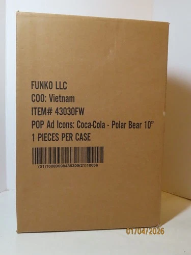 Funko Pop! #59 Ad Icons Coca-Cola 10" Polar Bear in shipping case box new NIP