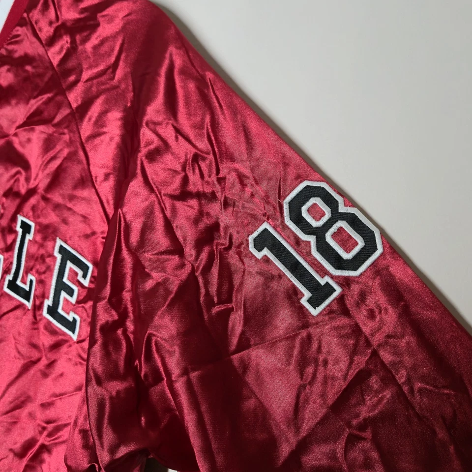 Куртка-бомбер Louisville Cardinals большая красная ретро баскетбольная вышитая нейлон - Изображение 3 из 4