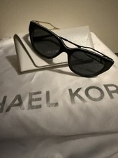 Michael Kors Sunglasses MK2154 Lake Como 300587 Black Gold Frames w/ Gray Lenses