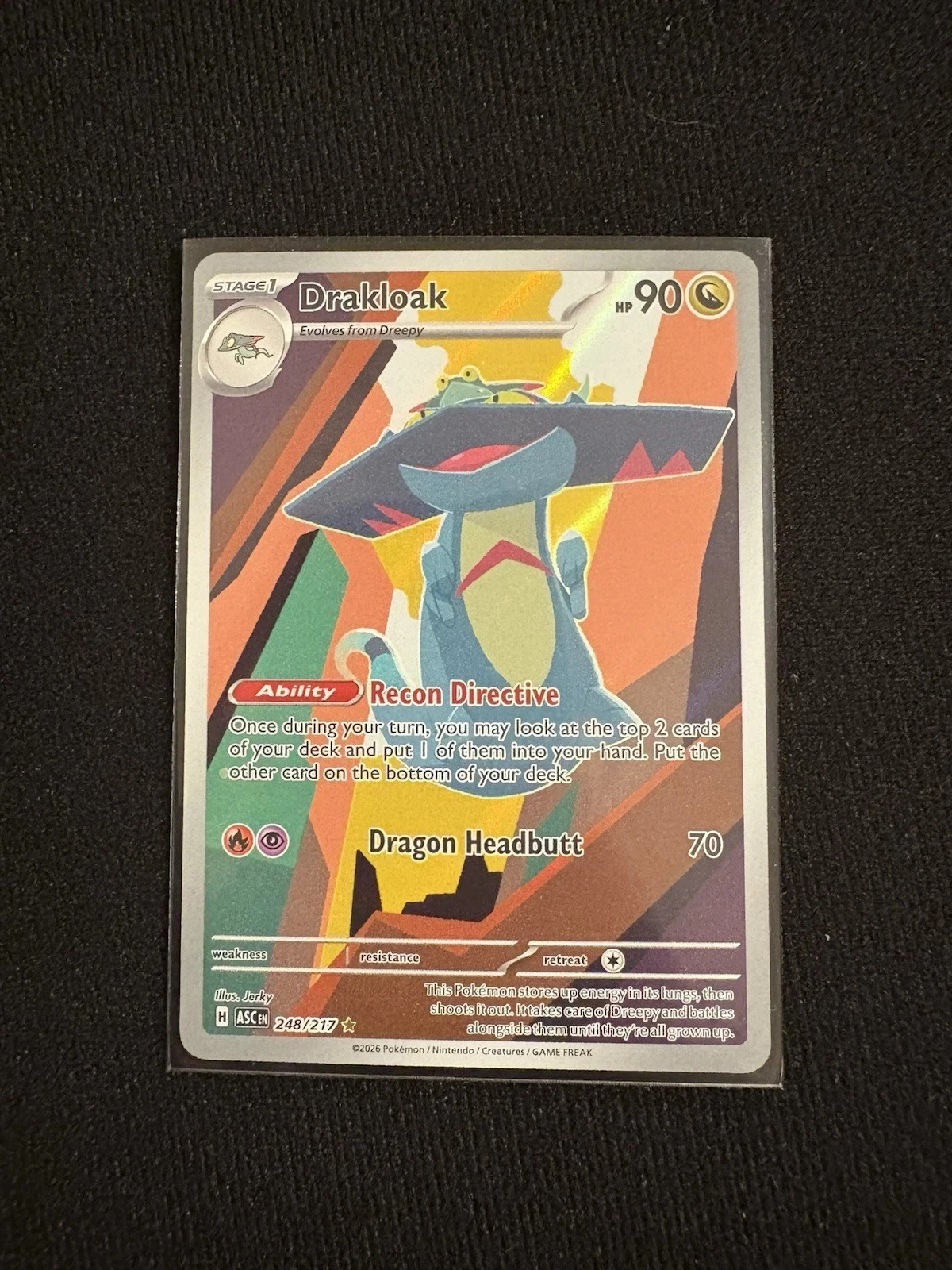 Drakloak 248/217 Holo Illustration Rare Ascended Heroes Pokemon Card