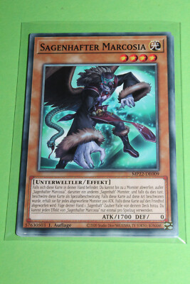 YuGiOh Playset 3x MP22-DE009 Sagenhafter Marcosia Common