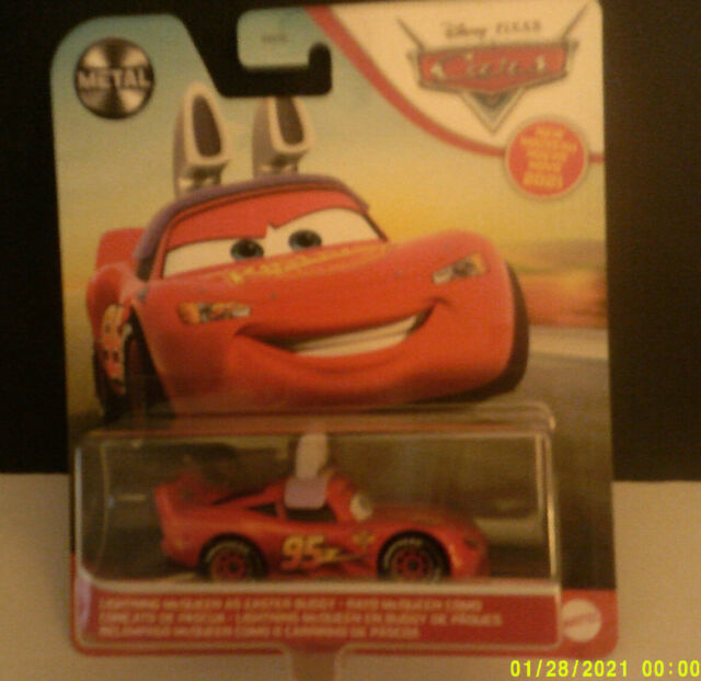 Disney Pixar Cars Metal Series 2021 Lightning McQueen as Easter Buggy Save 8 for sale online | eBay