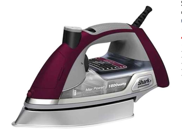 shark cordless iron