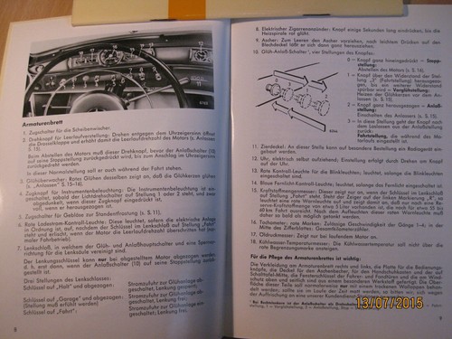 Betriebsanleitung, Bedienungsanleitung, Mercedes Benz180 DC - Bild 3 von 4