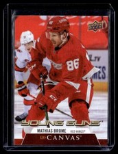 2020-21 Upper Deck Young Guns UD Canvas Mathias Brome Detroit Red Wings #C213