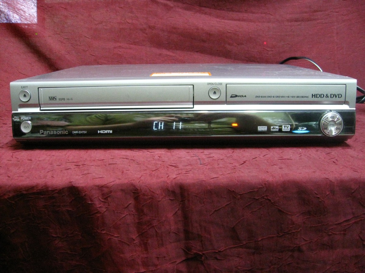 Panasonic DMR-EH75V DVD/VCR/HDD Recorder/DVR/Player - Tested Panasonic DMR-EH75V DVD/VCR/HDD Recorder/DVR/Player - Tested