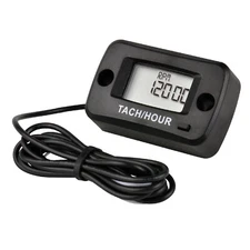 Hour Meter,Maintenance Tachometer,RPM Realtime Display,Max RPM Motorcycle Marine