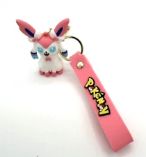 Pokémon Sylveon Keychain With Hand Strap and Clip