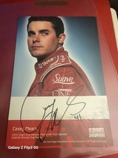 Nascar Casey Mears Signed Target Hero Card