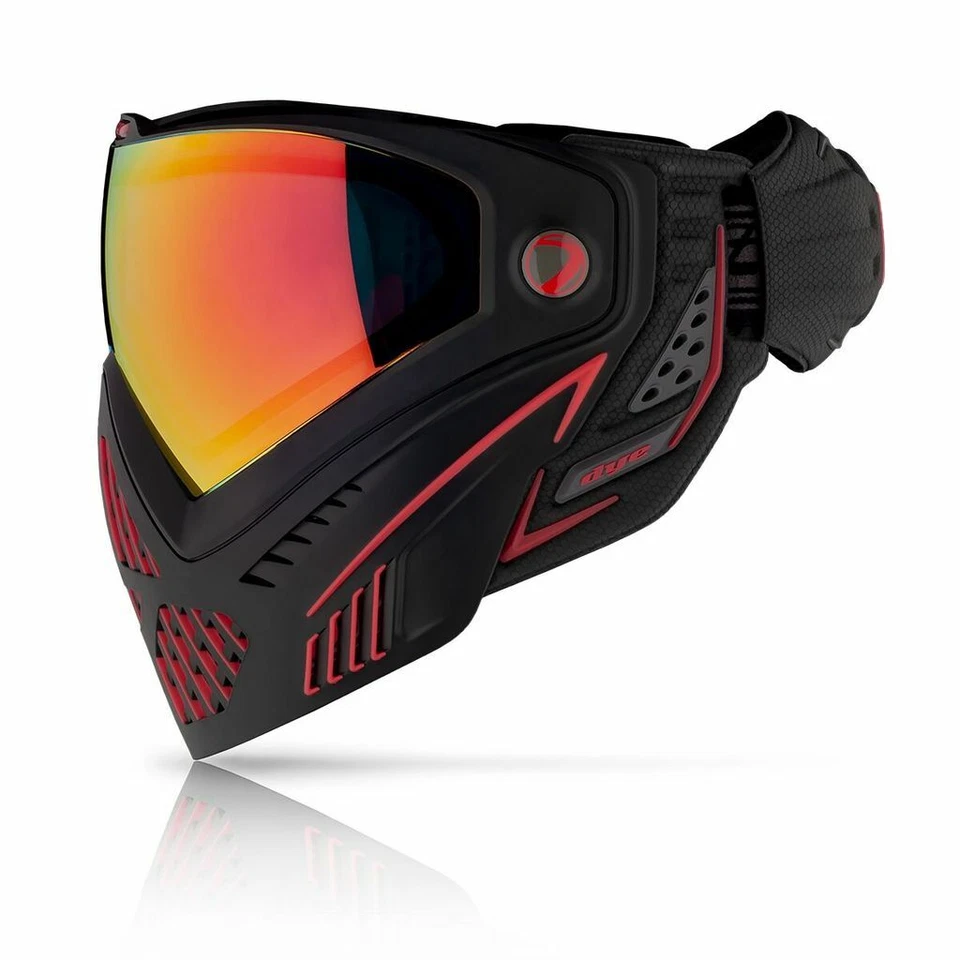 New Dye I5 2.0 Thermal Paintball Goggle Goggles Mask - Fire - Black / Red - Image 2 of 4