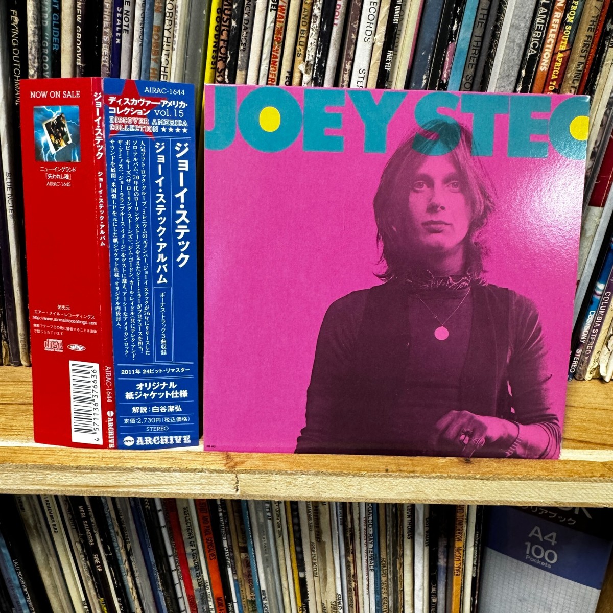 洋楽CD   SALE Joey Stec – Joey Stec AIRAC-1644 JAPAN LTD mini LP CD w/ OBI Paper