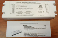Dimmable LED driver, 24v 50w Class 2 Triac 2.08A for LED tape light cabinet