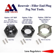 Air Arms Airgun Reservoir Service Pegnut - Helping remove reservoir filler valve