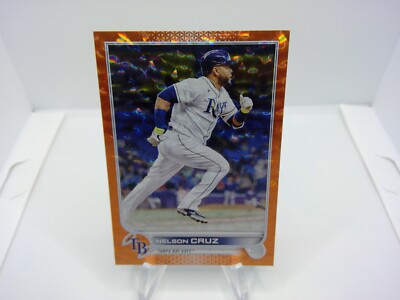 2022 Topps Series 1 Nelson Cruz Orange Ice Foilboard /299 #104