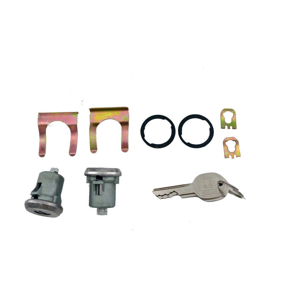 Ignition Door Lock Cylinder and Switch Cylinder Set With Keys For Buick Cadillac Foto 4 de 4