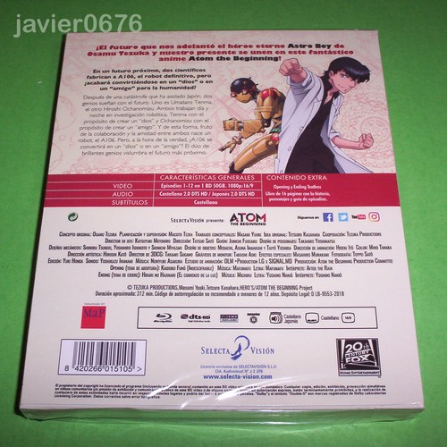 ATOM THE BEGINNING SERIE COMPLETA - BLU-RAY PACK NUEVO Y PRECINTADO - Imagen 2 de 4