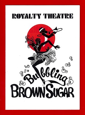 Billy Daniels ''BUBBLING BROWN SUGAR'' Stephanie Lawrence 1977 London Playbill