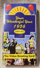 Flikbaks Your Wonderful Year 1956 VHS Video Tape Greeting Card BRAND NEW Sealed