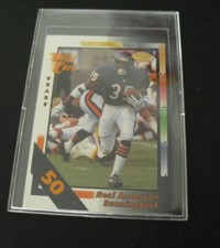 Rare 1992 Wild Card Neal Anderson 50 Stripe Card #139