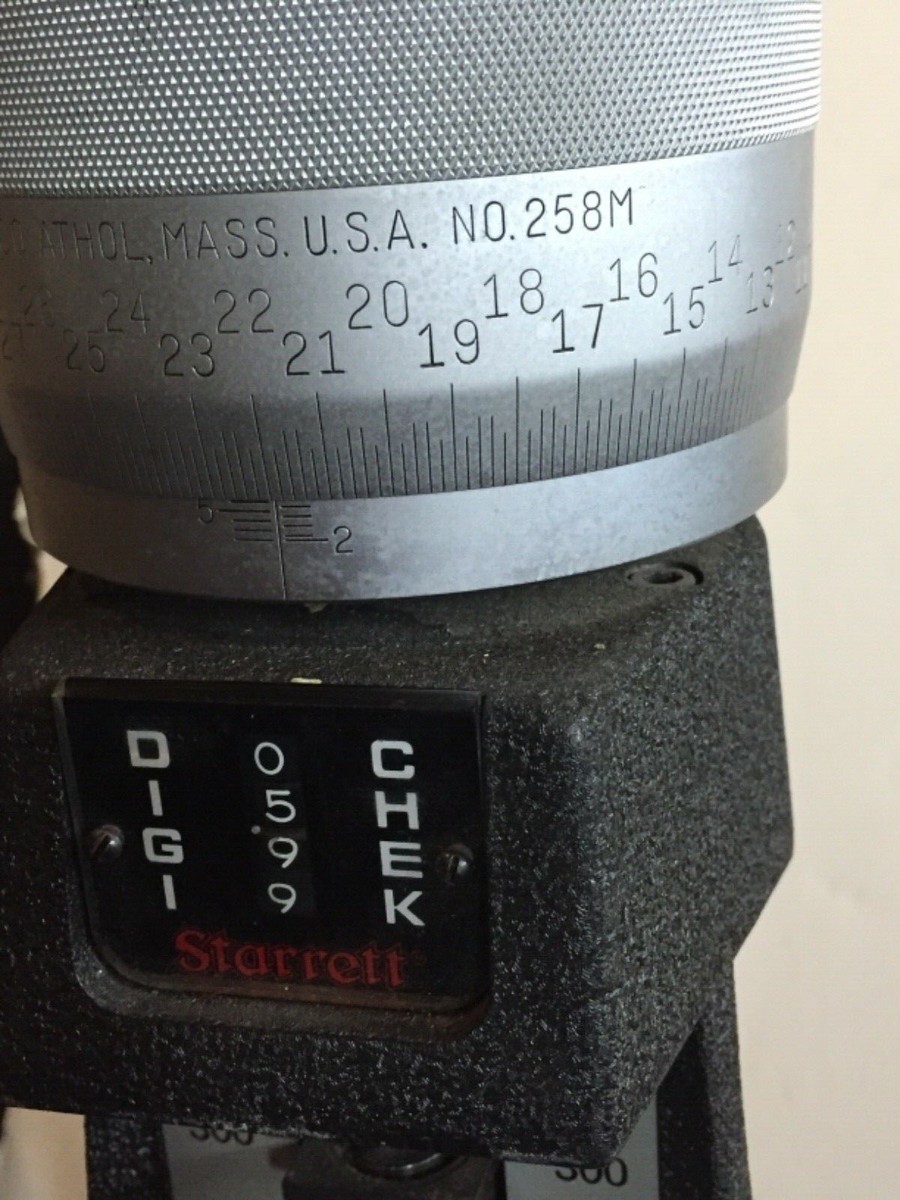 Starrett SB248Z messing aandrijfpons, verlengde lengte, 4-delige set, 3/16- 3/8 stiftdiameter, totale lengte 20,3 cm, 8,9 cm stiftlengte, in stoffen zakje