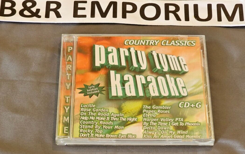 Party Tyme Karaoke 2-CD Lot - Country Classics + Guy Country 2 - CD+G - Imagen 1 de 6