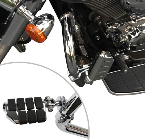 1" 1.25" Footpegs Footrest Mounts Clamps For Honda Indian Yamaha Suzuki Victory - Picture 4 of 8