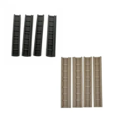 Picatinny Rail Protector Covers Soft Golf Surface 6.2" 4PCS Rail Rubber Cover