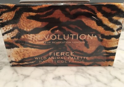 Makeup Revolution Wild Animal Eyeshadow Palette, Fierce, Full Size, NEW & SEALED